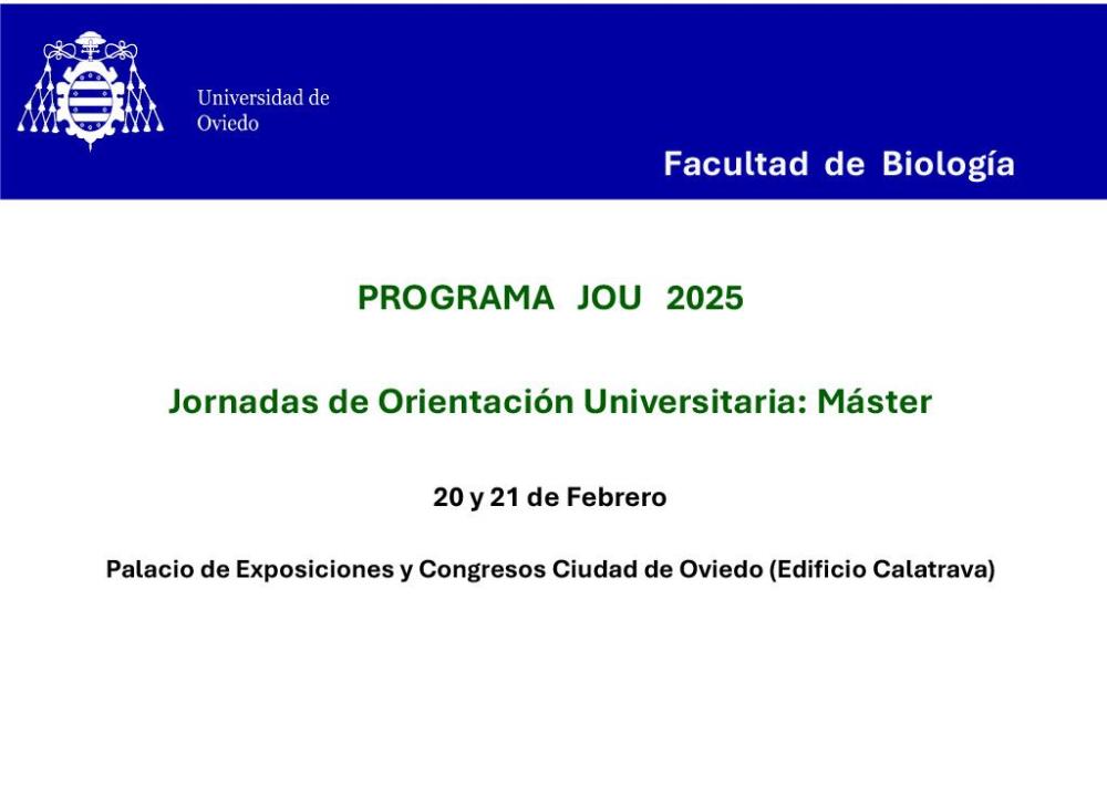 Imagen Jornadas de Orientación Universitaria Máster 2025