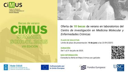 Imagen 8ª Edición de las Becas de Verano del CiMUS 2025